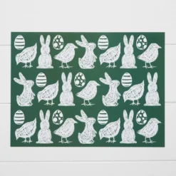 Harper Free Range Placemat 50 Pk GREEN
