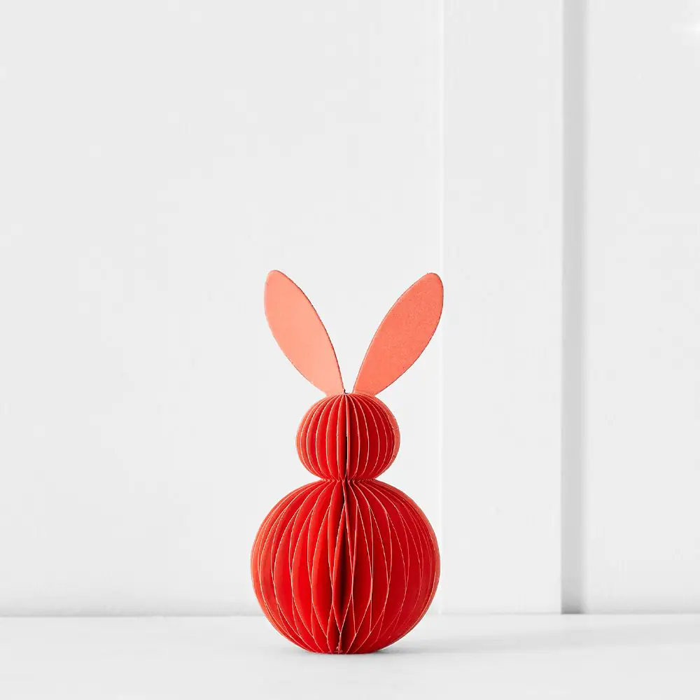Origami Bunny M Tangerine 3 Origami Bunny M Tangerine