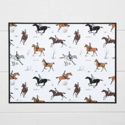 Harper Equestrian Placemat 50 Pk Multi