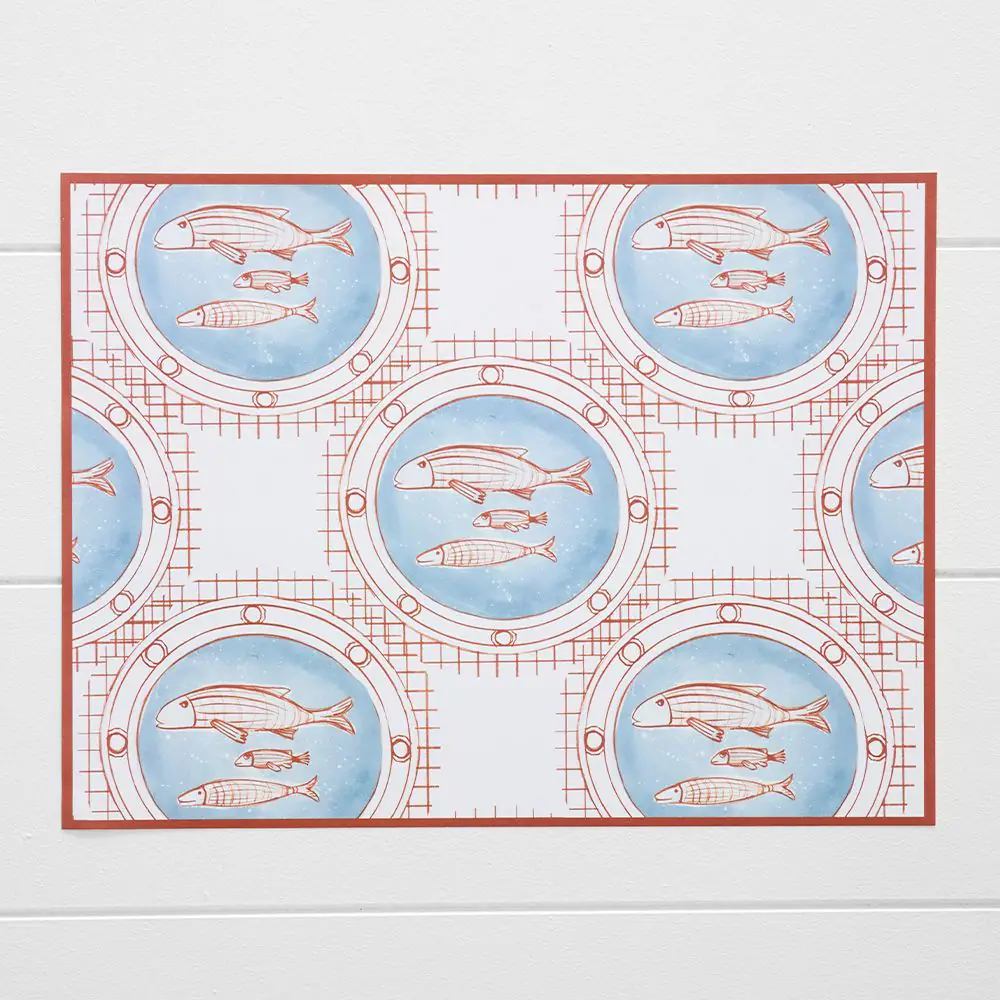 Harper Pisces Placemat 50 Pk Multi 3 Harper Pisces Placemat 50 Pk Multi