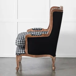 Khadi Buffalo Armchair Black & White -Provincialhomeliving 1117261975 c