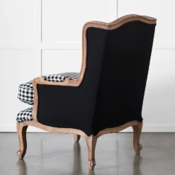Khadi Buffalo Armchair Black & White -Provincialhomeliving 1117261975 d
