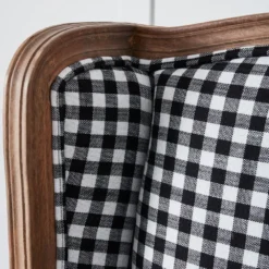 Khadi Buffalo Armchair Black & White -Provincialhomeliving 1117261975 f