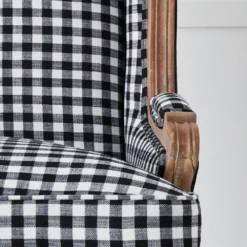 Khadi Buffalo Armchair Black & White -Provincialhomeliving 1117261975 g