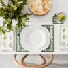 Porter Grid Placemat Forest 2 Porter Grid Placemat Forest -Provincialhomeliving 1117261978 bb