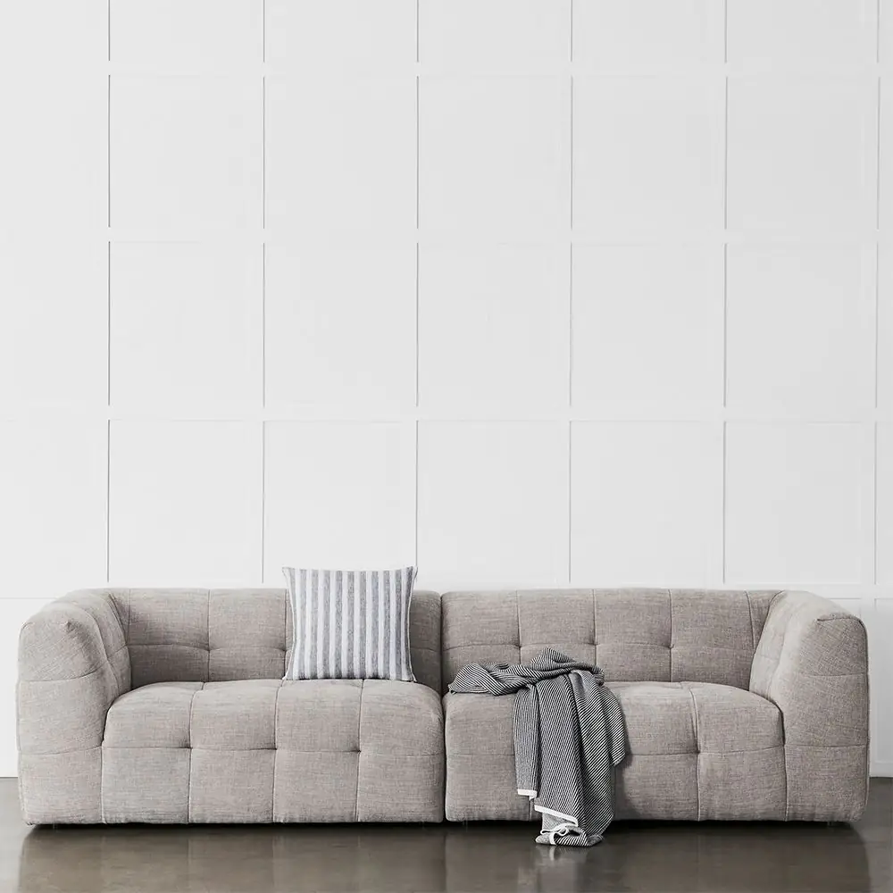 Rafferty 2 Section Sofa Grey 5 Rafferty 2 Section Sofa Grey - Image 3