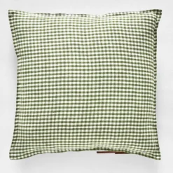 Gingham Cushion 50x50 Forest