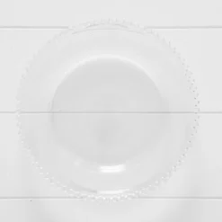 Fleurette Charger Plate Clear -Provincialhomeliving 1117262068 a