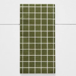 Grid Dinner Serviette 30 Pk Bayleaf