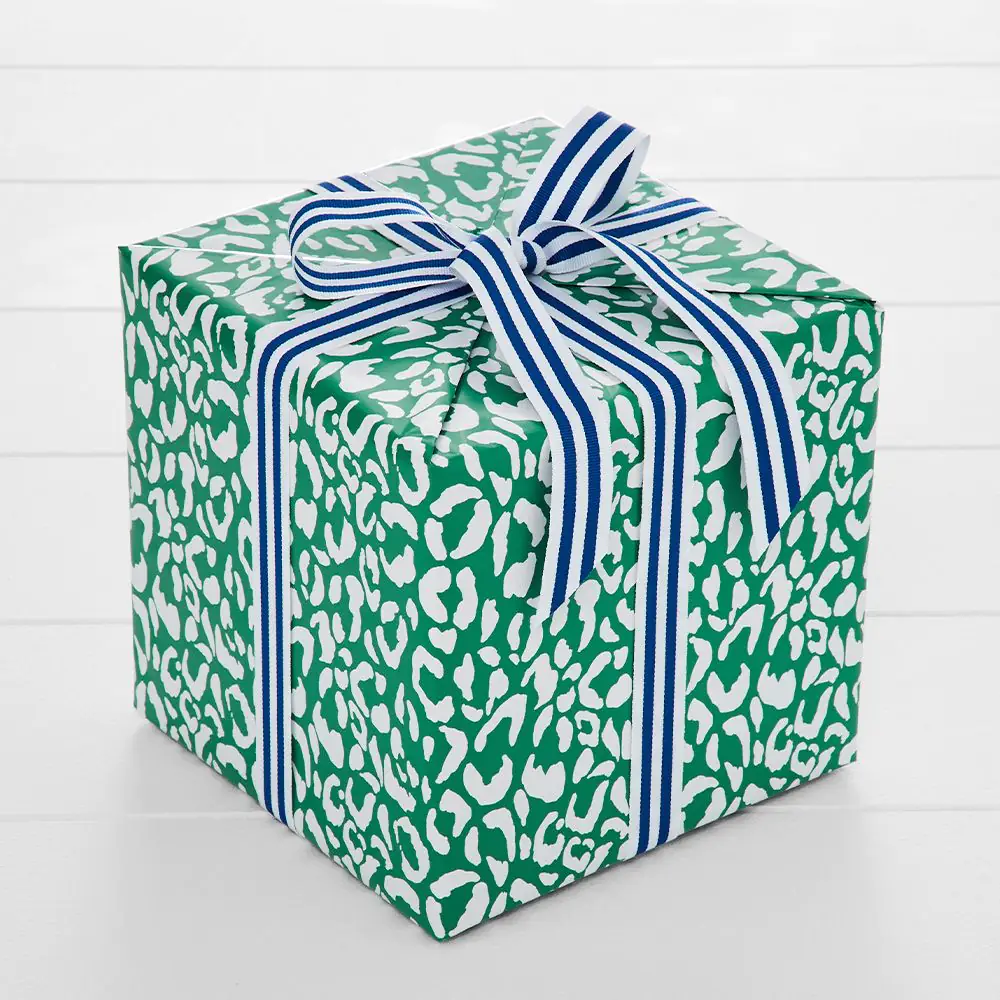 Cheetah Wrapping Paper - 3m GREEN 3 Cheetah Wrapping Paper - 3m GREEN