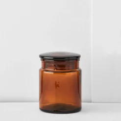 Apothecary Canister Amber