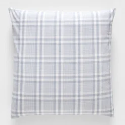Bison Euro Pillowcase Grey & White