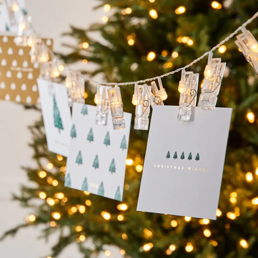 Peg Fairy Light 4m White 4 Peg Fairy Light 4m White - Image 2