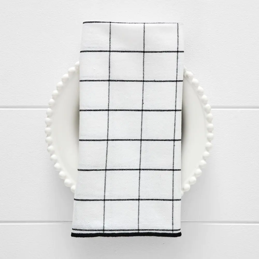 Loft Napkin Black & White 3 Loft Napkin Black & White