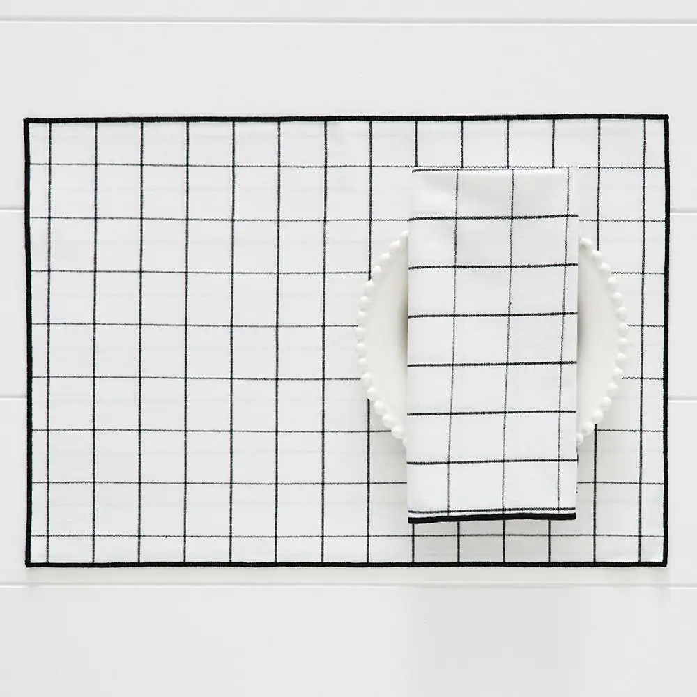 Loft Napkin Black & White 5 Loft Napkin Black & White - Image 3