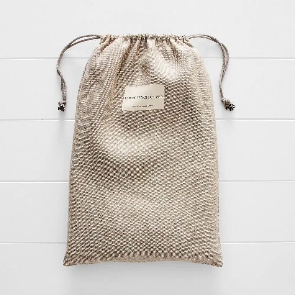 Emery Bench Slip Cover Natural 4 Emery Bench Slip Cover Natural - Image 2