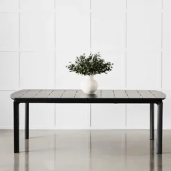 Tribeca Outdoor Dining Table Charcoal