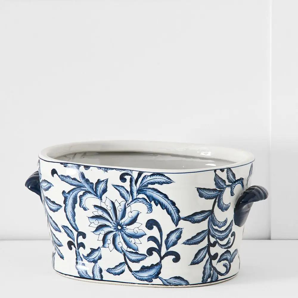 Membrey Trough Blue & White 4 Membrey Trough Blue & White - Image 2