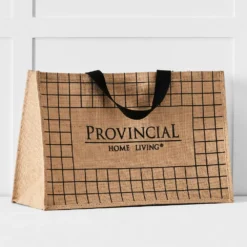 Provincial Grid Gunny Bag Natural
