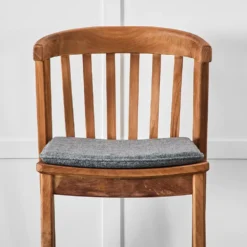 Tahiti Outdoor Chair Pad Charcoal -Provincialhomeliving 1117262370 cc