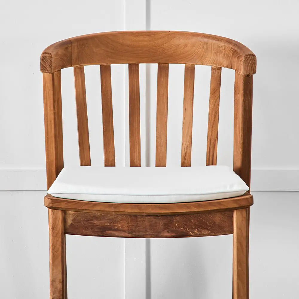 Tahiti Outdoor Chair Pad White 5 Tahiti Outdoor Chair Pad White - Image 3