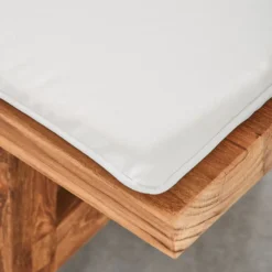 Tahiti Outdoor Bench Pad White -Provincialhomeliving 1117262373 cc