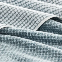 Astrid Dusk Deep Blue 100% Portuguese Cotton Honeycomb Bath Towel – 600 GSM Spa Quality -Provincialhomeliving 1117262390 b