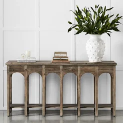 Morley Console Table Smokey Grey