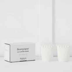 Bourgogne Salt & Pepper Shaker Set White 9 Bourgogne Salt & Pepper Shaker Set White -Provincialhomeliving 1117262413 e