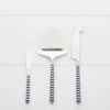 Sailor Stripe Cheese Set Navy & White -Provincialhomeliving 1117262415 aa