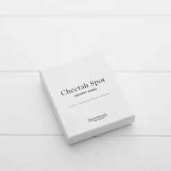 Cheetah Dessert Fork Set Black & White -Provincialhomeliving 1117262422 b