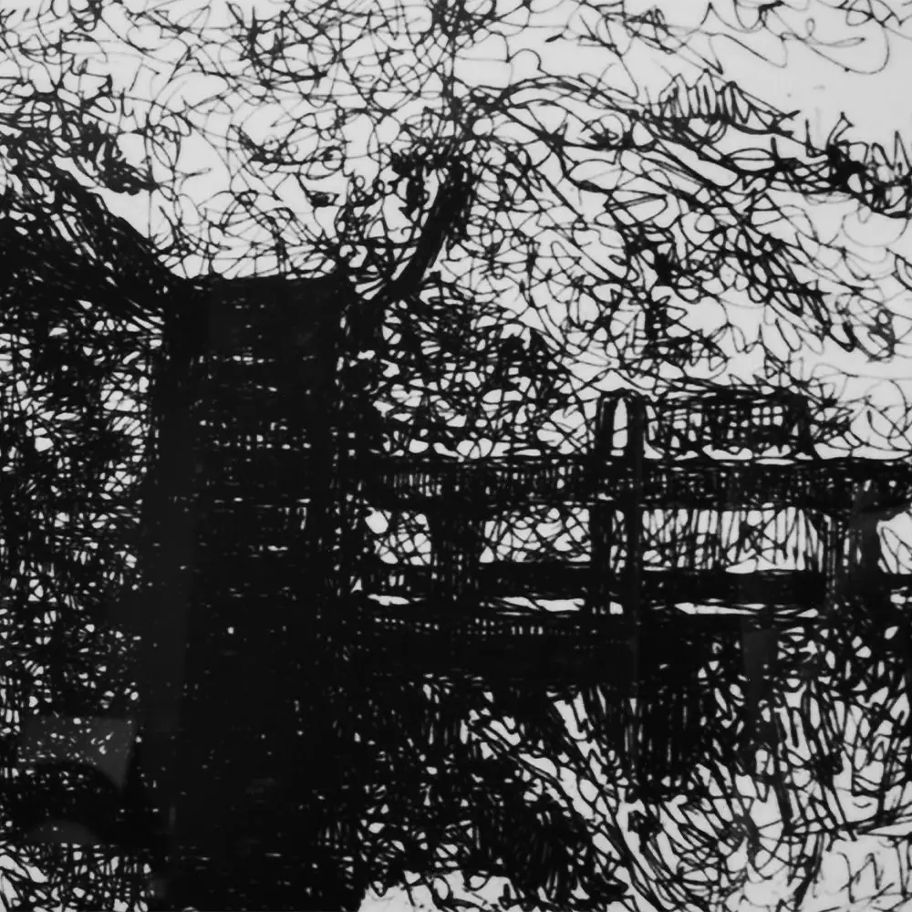 Watergate Architectural Monochrome Art Print 112x77cm – Black & White Minimalist Wall Decor 5 Watergate Architectural Monochrome Art Print 112x77cm – Black & White Minimalist Wall Decor - Image 3