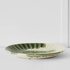 Juniper Shallow Decorative Bowl GREEN