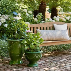 French Green Anduze Planter GREEN