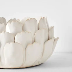 Padma Decorative Bowl White -Provincialhomeliving 1117262448 c