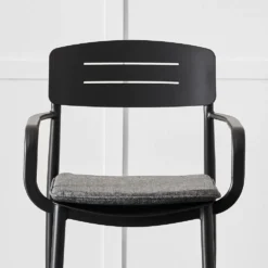 Tribeca Outdoor Chair Pad Charcoal -Provincialhomeliving 1117262451 c