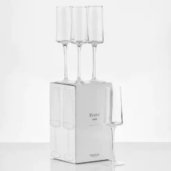 Reese Champagne Flute 4 Pack Clear