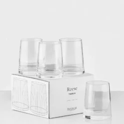 Reese Tumbler 4 Pack Clear