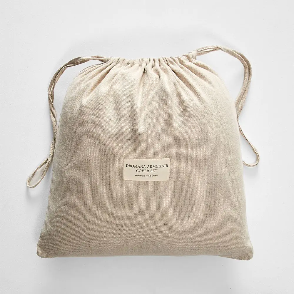 Dromana Armchair Slip Cover Set Natural 4 Dromana Armchair Slip Cover Set Natural - Image 2