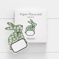 Blossom Bunny Placecard 10 Pk GREEN 9 Blossom Bunny Placecard 10 Pk GREEN -Provincialhomeliving 1117262503 d