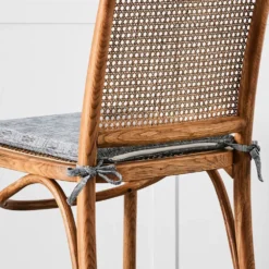 Glen Check Chair Pad Ink 6 Glen Check Chair Pad Ink -Provincialhomeliving 1117262521 b