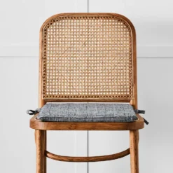 Glen Check Chair Pad Ink 7 Glen Check Chair Pad Ink -Provincialhomeliving 1117262521 c