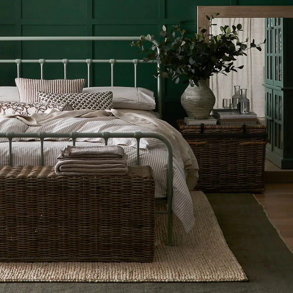 Quinn Queen Bed Olive 3 Quinn Queen Bed Olive