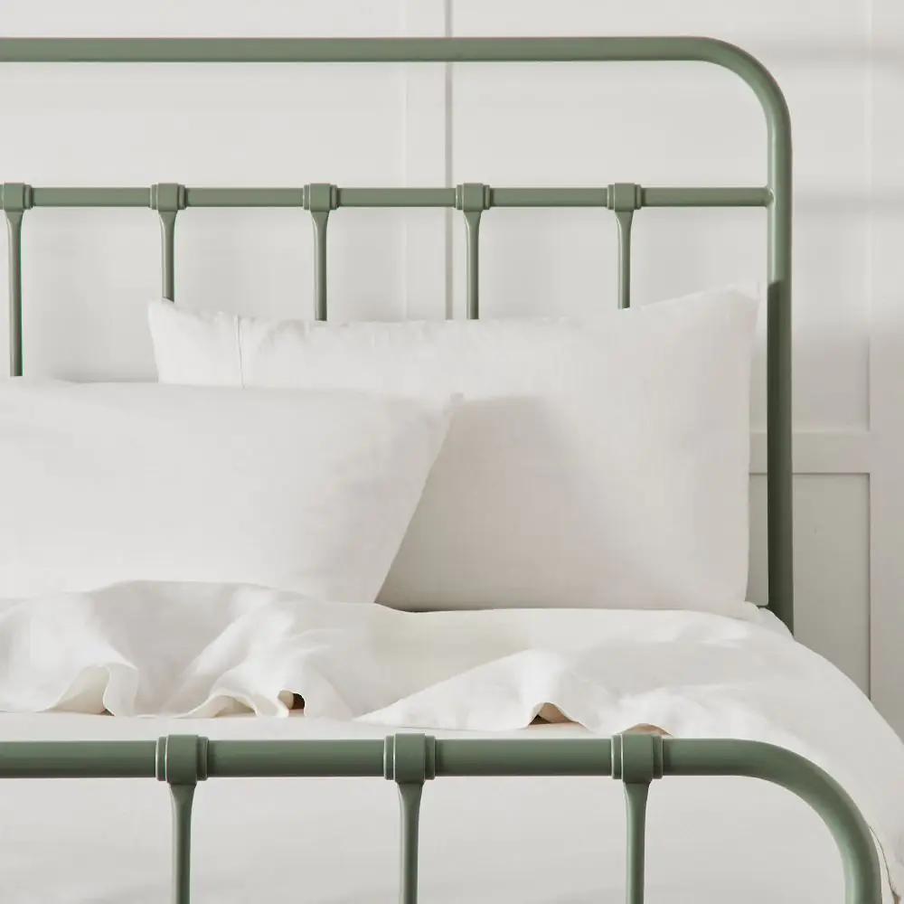 Quinn Queen Bed Olive 6 Quinn Queen Bed Olive - Image 4