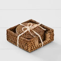 Indra Coaster Set Honey