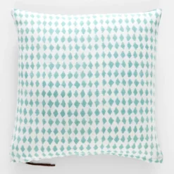 Nisha Diamond Cushion 55x55 Lake Blue