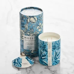 Sea Spray & Waterlily Candle Blue -Provincialhomeliving 1117262605 b