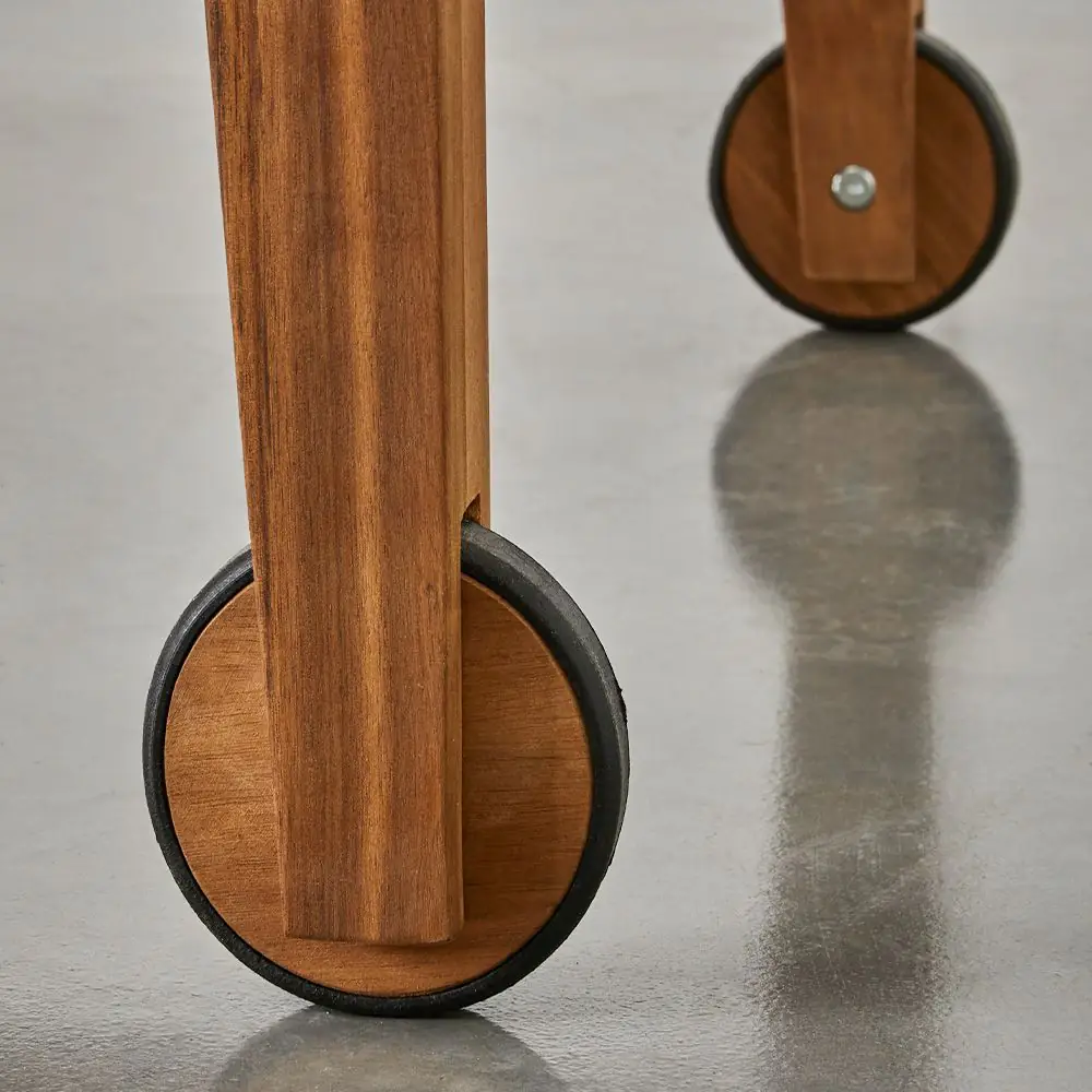 Soho Natural Timber Sun Lounge with Wheels – Adjustable Outdoor Recliner 9 Soho Natural Timber Sun Lounge with Wheels – Adjustable Outdoor Recliner - Image 7