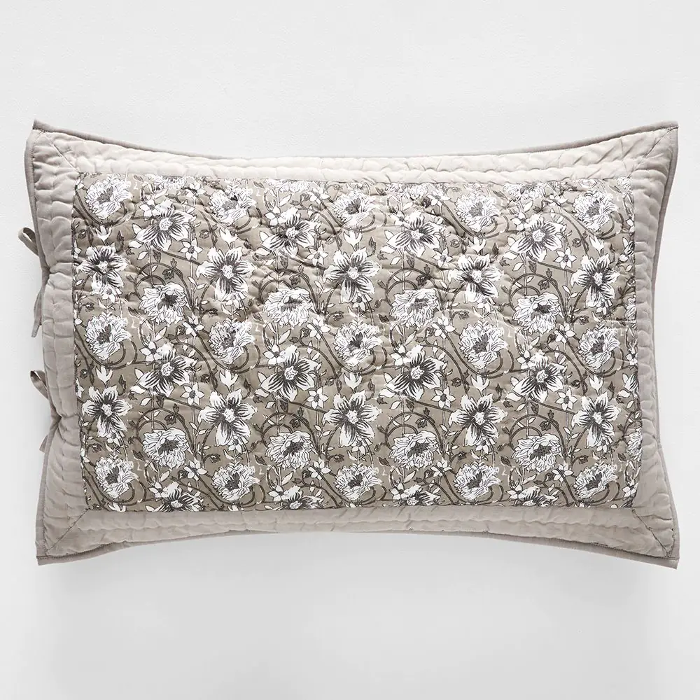 Amber Standard Sham Taupe 3 Amber Standard Sham Taupe