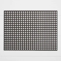 Harper Vichy Check Placemat 30 Pk Black & White